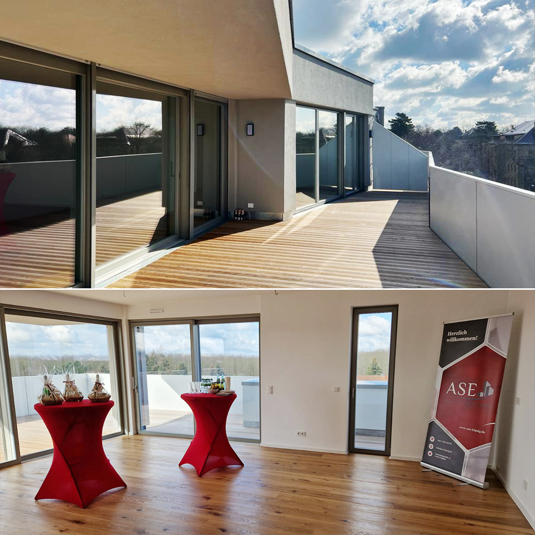 Abnahme des Neubaus in der PaulFlechsigStr. 11 ASE Real Estate GmbH